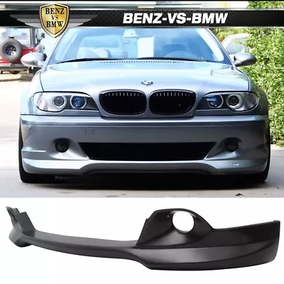 Fits 04-06 BMW E46 3-Series Front Bumper Lip Spoiler AC Style PU - Poly Urethane • $139.99