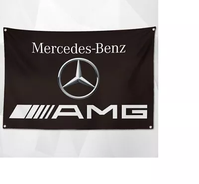 Large Banner Flag 3x5ft [Benz-AMG]garage Room Decora　（8254） • $25