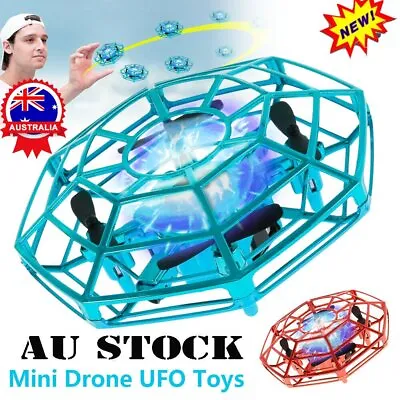 $21.99 • Buy Mini Drone UFO Infrared Sensor Induction Aircraft Flying Toy For Kids QuadcoptHQ
