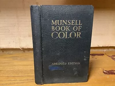 1929 Munsell Book Of Color - Rare Baltimore Sample Book • $350