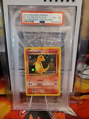 Pokémon TCG C2 Charmander Holo Toys R Us Promo 9/108 PSA 8 Pack Swirl Pop 2 • $150