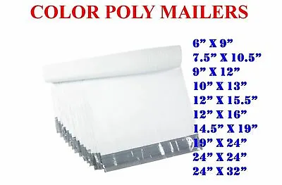 Poly Mailers Shipping Bags Envelopes Packaging Premium Bag 9x12 10x13 14.5x19 • $170.23