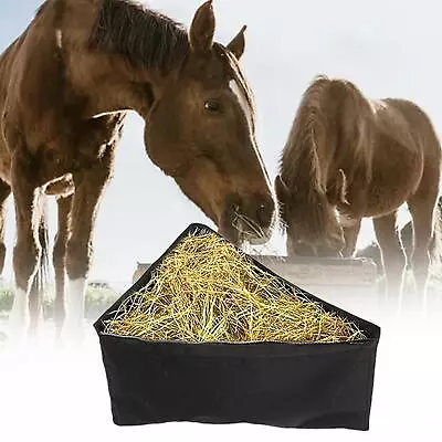 Large Horse Slow Feed Hay Bag Feeding Hay Feeder For Sheep • £16.89