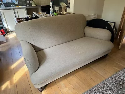 Laura Ashley 2 Seat Sofa Herringbone Fabric • £11.50