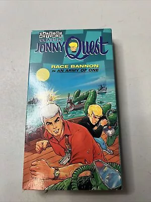 VHS Cartoon Network: Classic Johnny Quest Race Bannon In An Army Of One Tape • $11.95
