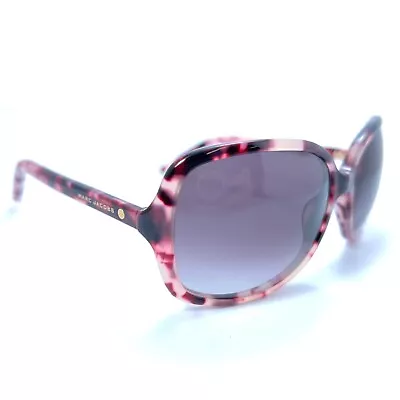 Marc Jacobs 68/S Pink Tortoise Sunglasses Purple Gradient Lens 59-16-130 Eyewear • $26.99