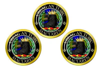 £9 • Buy Maclaren Scottish Clan Golf Ball Markers