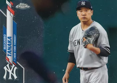 Masahiro Tanaka 2020 Topps Chrome #166 New York Yankees  Baseball Card • $1.57