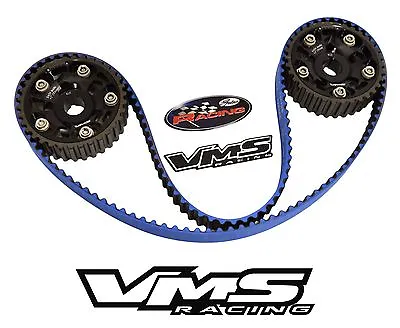 VMS X GATES RACING TIMING BELT & 2 CAM GEARS FOR 94-01 ACURA INTEGRA B18C BLACK • $209.88