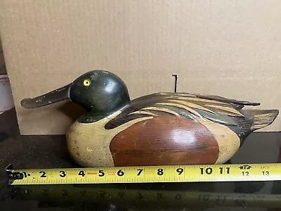 Tom Taber Hersey Kyle Jr. 1982 Medallion Series Carved Wood Duck Decoy • $82