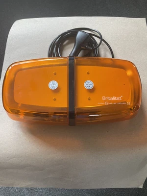 £45.99 • Buy Magnetic Amber LED Mini Light Bar Flashing Warning Beacons 12/24V.