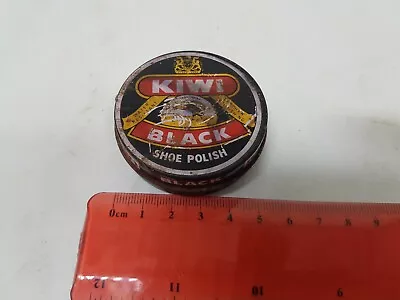 Vintage Kiwi Shoe Polish Empty Black Tin • $16.23
