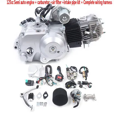 125CC Engine Motor Semi Auto Reverse ATV QUAD BUGGY GO KART 4 WHEELERS COOLSTER • $331.55