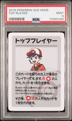 $10 • Buy Pokemon Center Japan Exclusive 2019 Old Maid - TOP PLAYER - PSA 9 MINT