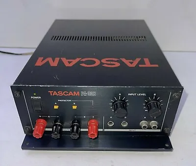 TEAC TASCAM PA-30B Studio Power Amplifier Amp 30W/Channel 8 Ohms Tested Working • $138.99