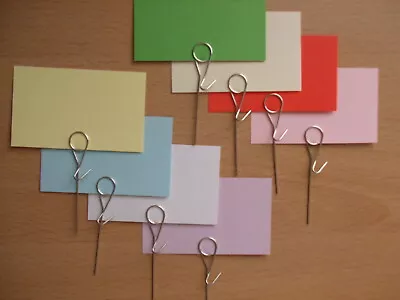 £4 • Buy 20or10 Price TICKET HOLDER Label Counter Display Deli Butcher Food Catering Pin
