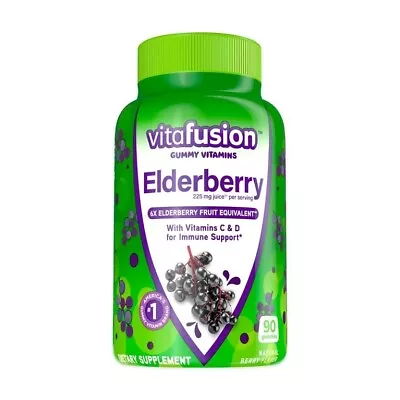 Vitafusion Elderberry Gummy Vitamins 90ct Vitamins...  • $6.99