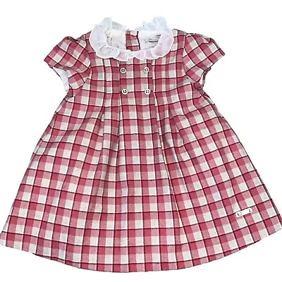 Mayoral Check Collared A-Line Dress 6-9 Months • $25