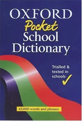£3.59 • Buy OXFORD POCKET DICTIONARY Paperback Book The Cheap Fast Free Post