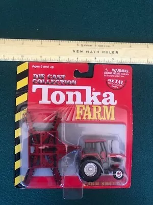 Tonka Die Cast Farm Tractor - Multi Plow!  Maisto! • $22.25