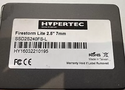 Hypertec 240GB SSD Sata Solid State Drive READ DESCRIPTION • £14.95