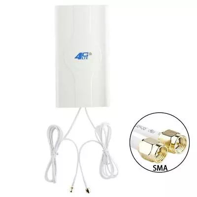 88dbi 3g 4g Lte Antenna 2* SMA Male Connector Booster Mimo Panel Antenna C# • $21.99