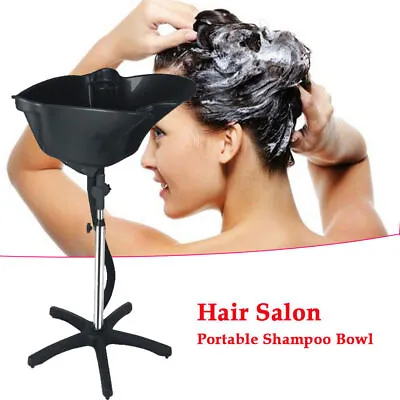 Salon Portable Shampoo Sink Hairdressing Hair Washing Basin Mobile Backwash New • £55.10