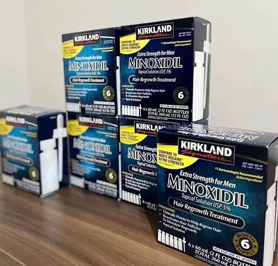 10 BOXES Kirkland Minoxidil 5% Hair Regrowth Solution Extra Strength 60 Months • $210