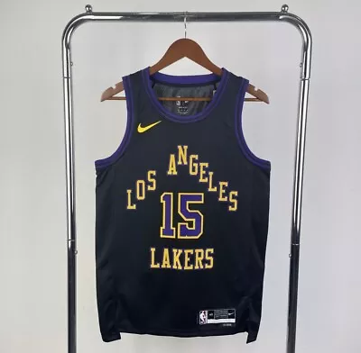 Austin Reaves #15 Los Angeles Lakers Black Purple 2023 City Jersey NWT • $69.90