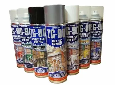 £8.95 • Buy Action Can ZG-90 Cold Zinc Galvanise Spray / Anti Rust Paint With Zinc 500ml