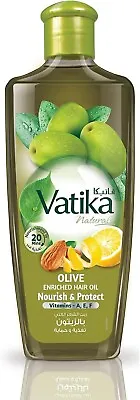 Vatika Naturals Olive Hair Oil 200 Ml Free Shipping World Wide • $23.99