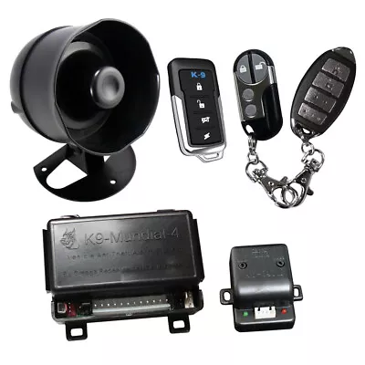 K-9 K9MUNDIAL6 Car Alarm With Keyless Entry - 3 Different Transmitter Designs • $62.99