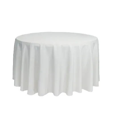 YCC Linens - 108 Inch Round Polyester Tablecloths For Weddings And Parties • $27.49