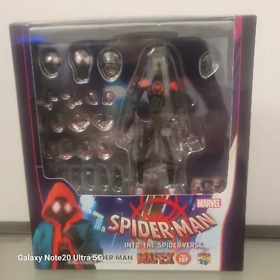 MAFEX SPIDER-MAN INTO THE SPIDER-VERSE Figure No.107 Miles Morales  No Soft Good • $97.47