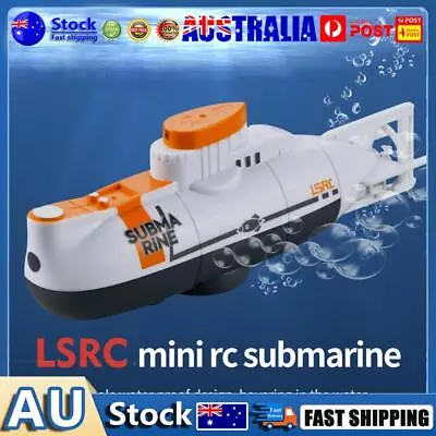 RC Submarine Ship Model 6CH Remote Control Diving Boat Electric Toy (White) • $30.46