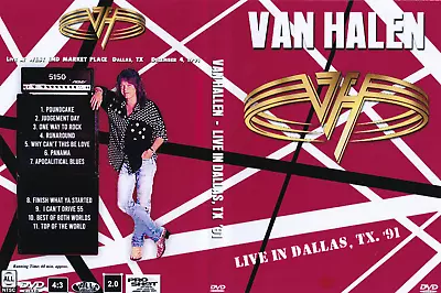 Van Halen-Live In Dallas TX (The Free Show) 12-04-1991 DVD New Sealed!!! • $29.99