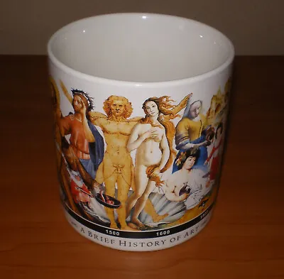 2015 BRIEF HISTORY OF ART Artist History Coffee Mug * Monet Warhol Picasso Kahlo • $14.95