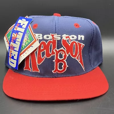 Vintage Boston Red Sox The Game Big Logo Snapback Baseball Hat Cap NWT NOS • $12.95