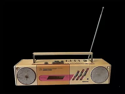 National Vintage 80's RX-F3 PINK Boombox Stereo Cassette Radio NOT WORKING! • $59.99