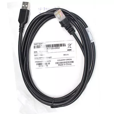2pcs 2m USB Extended Cable For Honeywell MS9520 MS9540 MS7120  Barcode Scanner • $18.50