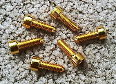 Floyd Rose Tremolo GOLD Low Profile STRING LOCK SCREWS Lo Pro Edge TRS JT580LP** • $17.85