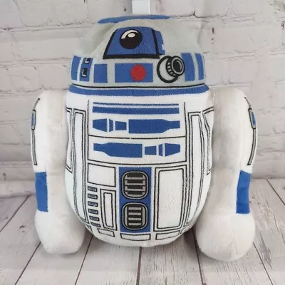 Star Wars R2D2 12  Plush Backpack Bag Zipper Pouch R2 D2 • $14.97