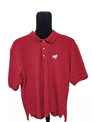 George Sherman Clothiers Men's Size Large Mississippi State Bulldog Polo Shirt • $35