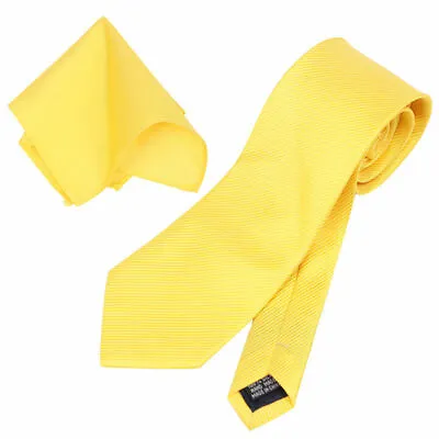 Men Floral Paisley Wedding Tie & Pocket Square Hanky Handkerchief Matching Set • £6.49