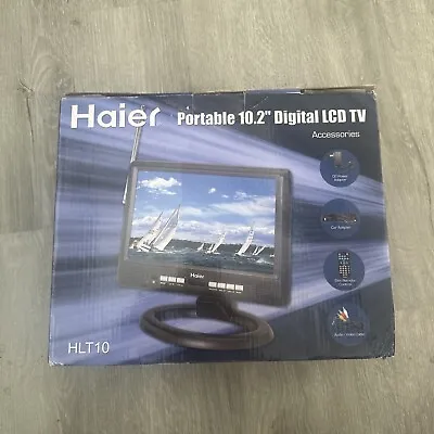 Haier Portable Car 10.2” Digital LCD Tv HLT10  • $99