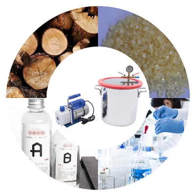 $155 • Buy 5 Gallon Vacuum Chamber And 5 CFM Single Stage Pump Degassing Silicone Kit 1/3HP
