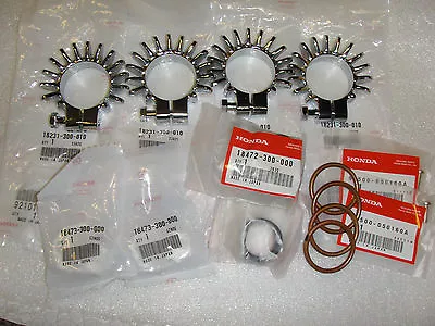 $229.99 • Buy Honda NOS CB750 Muffler Exhaust Set Kit With 4 Right Clamps CB 750 CB750K