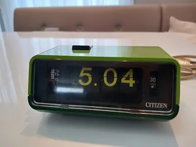 Flip Flap Alarm Clock CITIZEN　Retro • $75