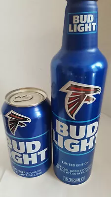 $5.59 • Buy Bud Light  *altanta Falcons   2023  Aluminum  16 .oz  & 12 Oz Can  Empty...