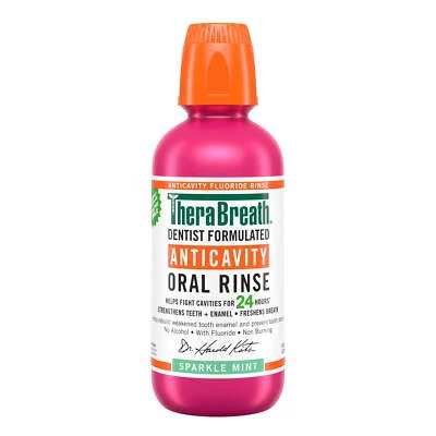 $9.28 • Buy TheraBreath Healthy Smile Fluoride Mouthwash, Sparkle Mint, Anticavity, 16 Fl Oz